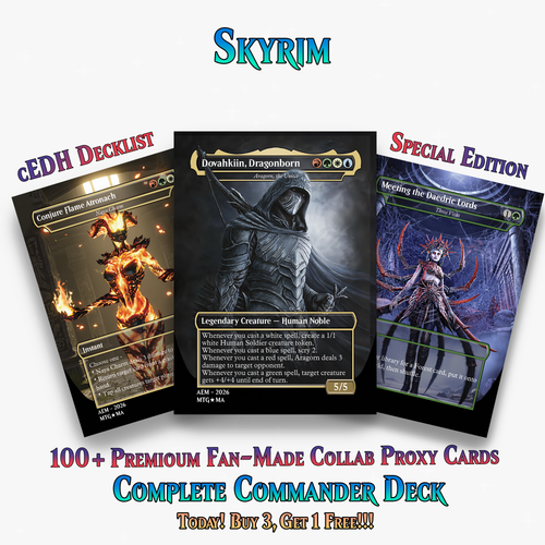 | New | Skyrim Themed Commander Deck – 116+ Cards | ProxyTCG