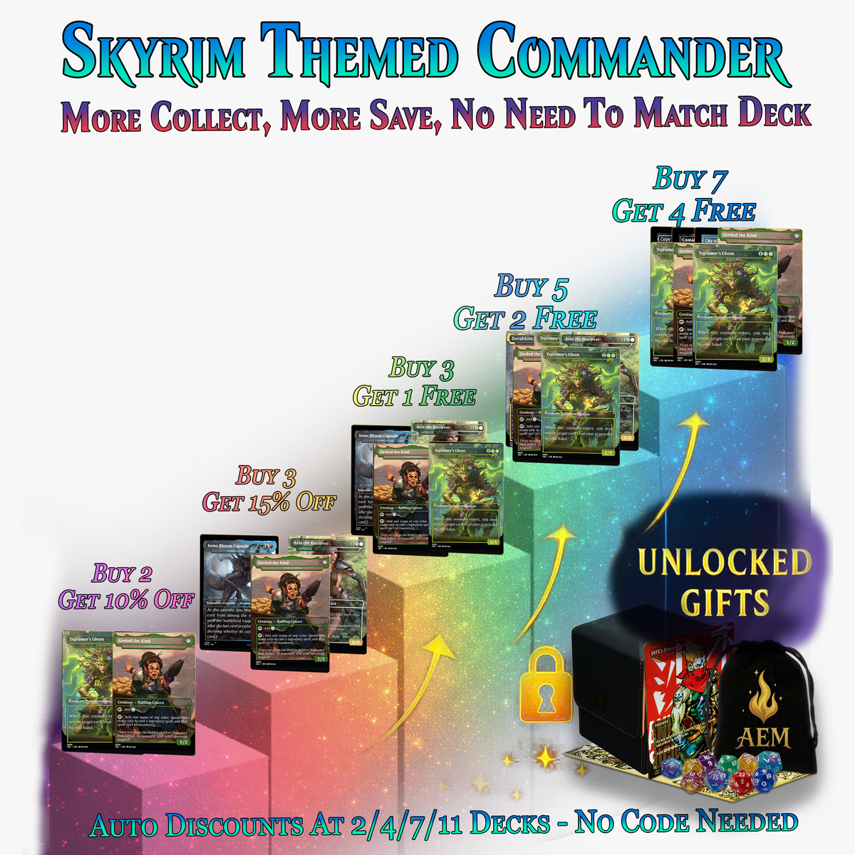 Skyrim Themed Commander Deck – 116+ Cards | ProxyTCG