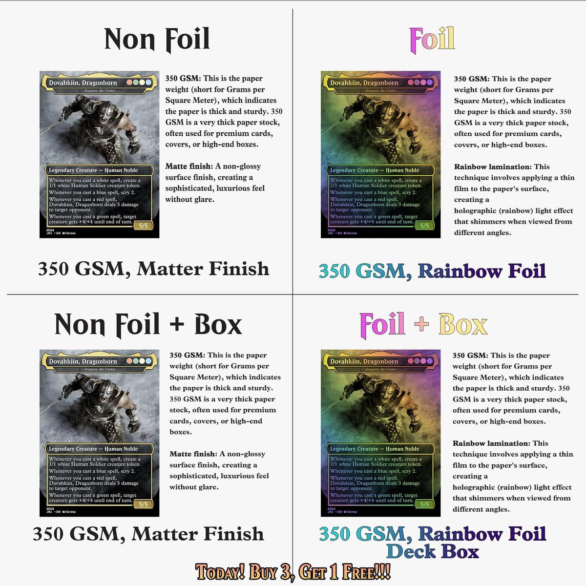 Skyrim Themed Commander Deck – 116+ Cards | ProxyTCG
