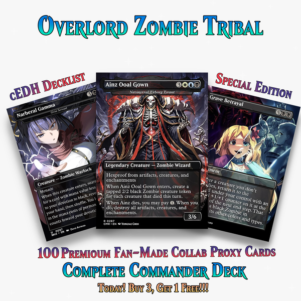 Overlord Zombie Tribal Commander Deck - 100+ Cards | ProxyTCG