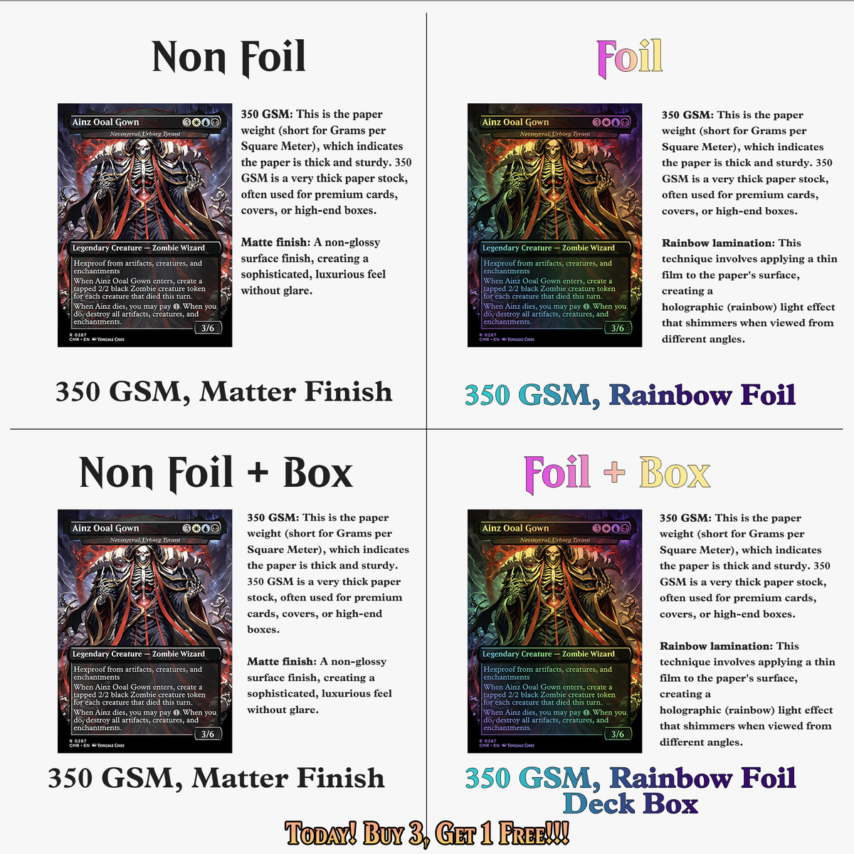 Overlord Zombie Tribal Commander Deck - 100+ Cards | ProxyTCG