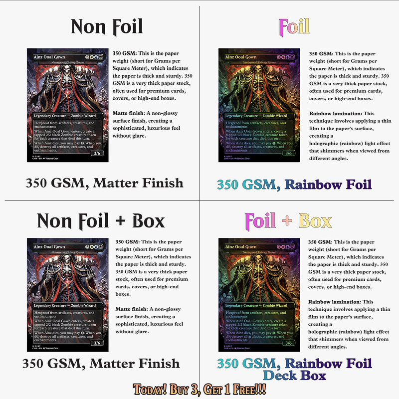 Overlord Zombie Tribal Commander Deck - 100+ Cards | ProxyTCG