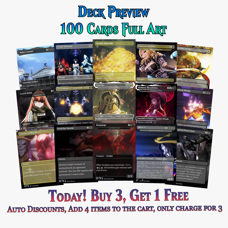 Overlord Zombie Tribal Commander Deck - 100+ Cards | ProxyTCG