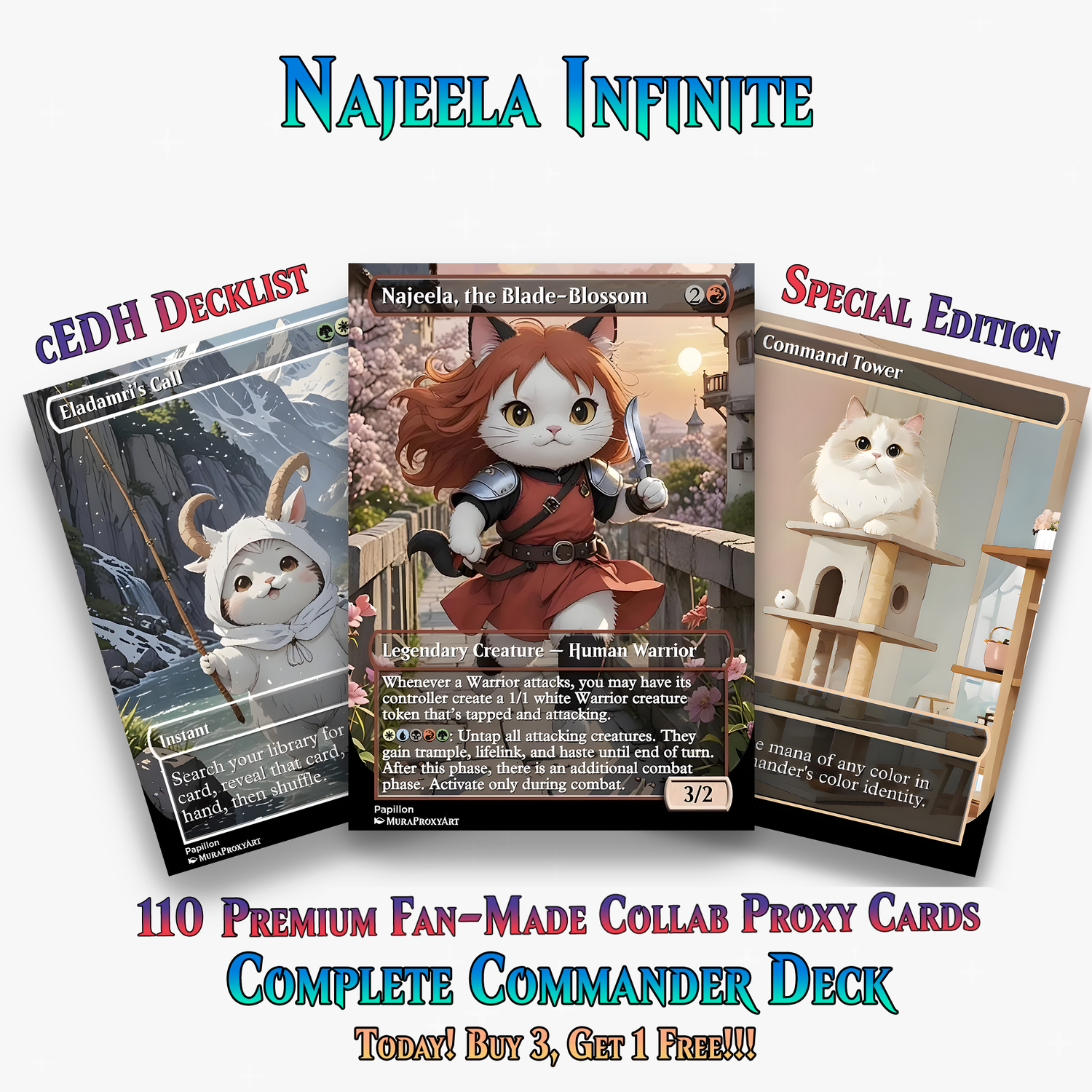 Najeela Infinite Combat Commander Deck | 110+ Cards | ProxyTCG