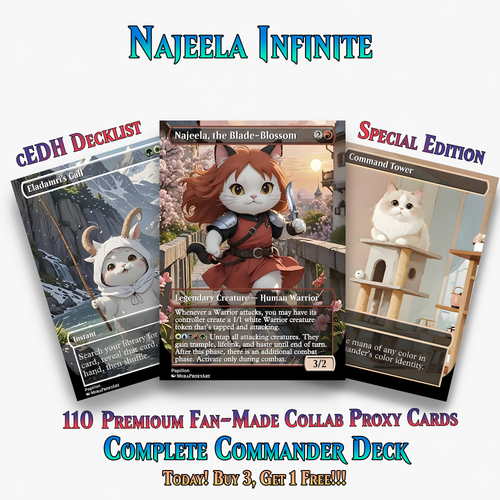 Najeela Infinite Combat Commander Deck | 110+ Cards | ProxyTCG
