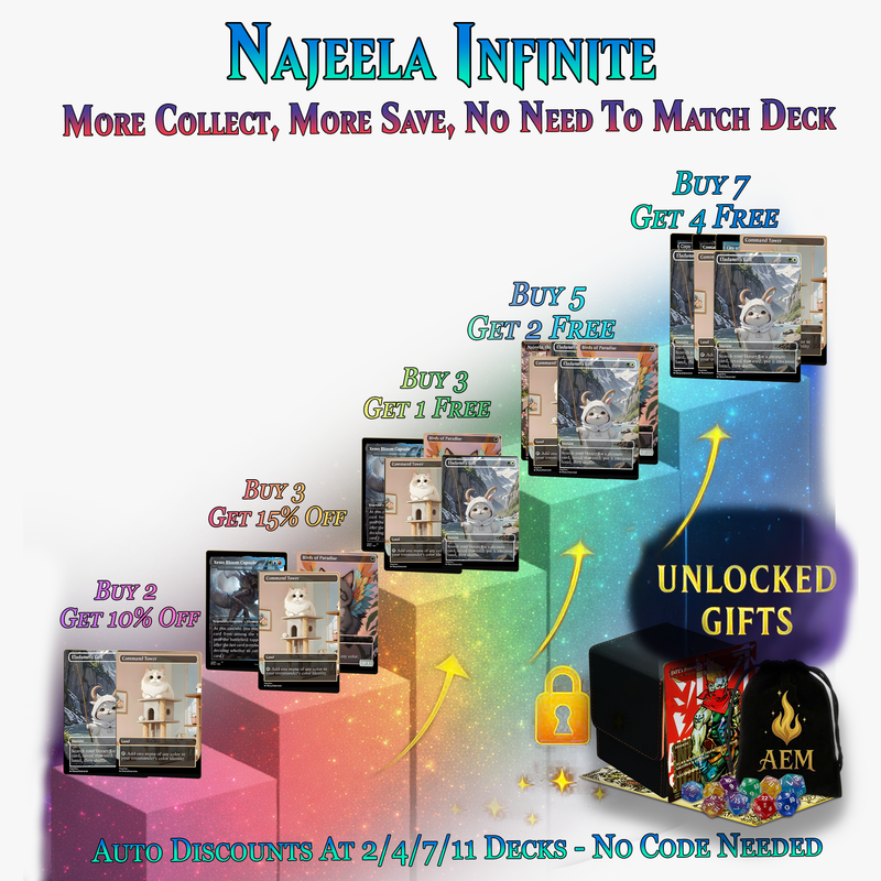 Najeela Infinite Combat Commander Deck | 110+ Cards | ProxyTCG