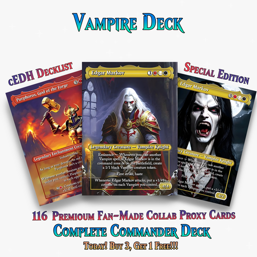 Vampire Commander Deck - 116+ Cards - ProxyTCG