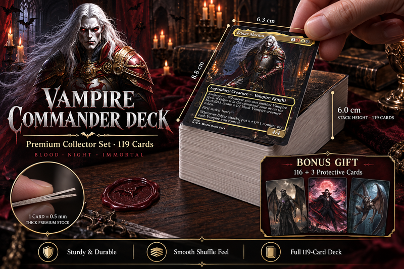 Vampire Commander Deck - 116+ Cards - ProxyTCG [mockai LK-105 sha:fd708d3d]
