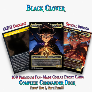 Black Clover Anime Commander Deck | 109+ Cards | ProxyTCG