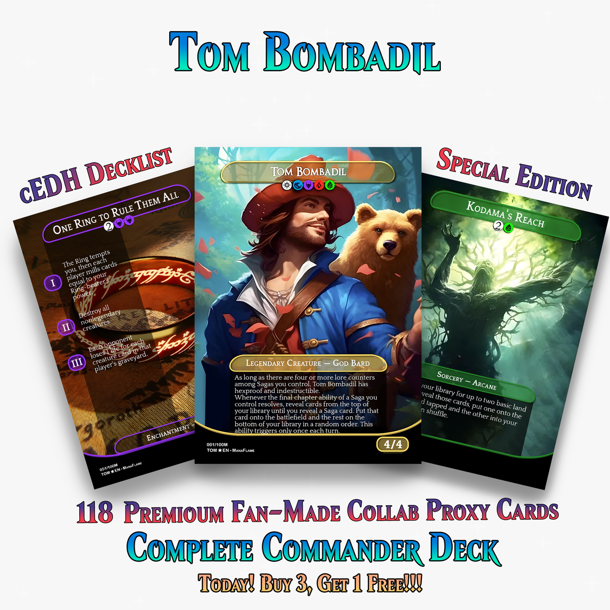 Tom Bombadil Sagas Commander Deck | 118+ Cards | ProxyTCG