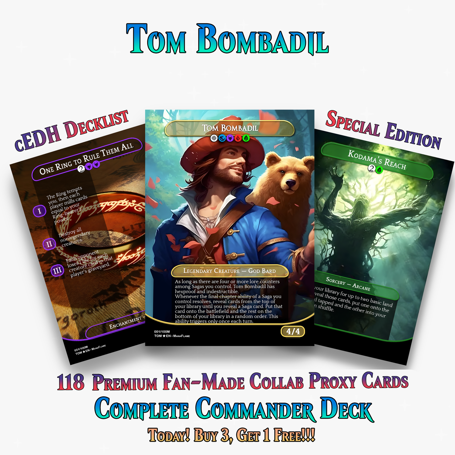 Tom Bombadil Sagas Commander Deck | 118+ Cards | ProxyTCG