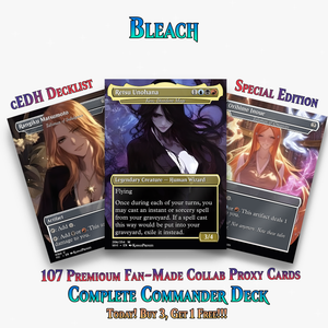 Bleach Anime Commander Deck | 107+ Cards | ProxyTCG