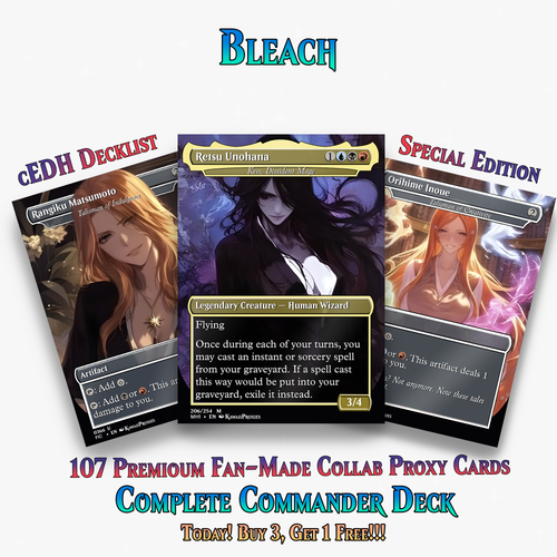 Bleach Anime Commander Deck | 107+ Cards | ProxyTCG