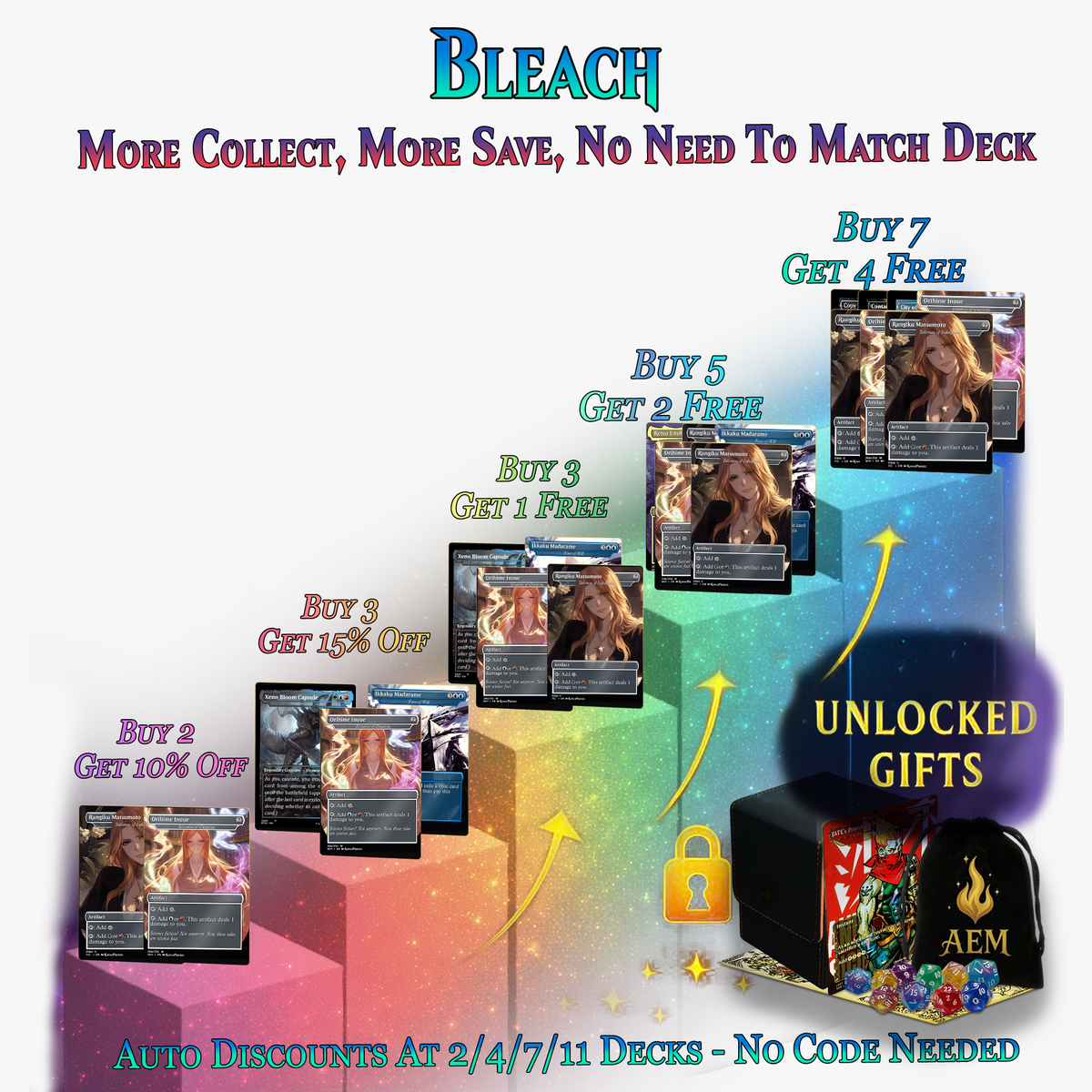 Bleach Anime Commander Deck | 107+ Cards | ProxyTCG