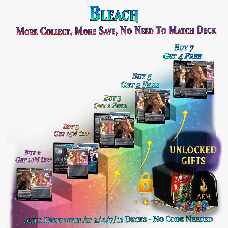 Bleach Anime Commander Deck | 107+ Cards | ProxyTCG