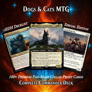 Dogs & Cats Commander Deck – 101+ Cards - ProxyTCG