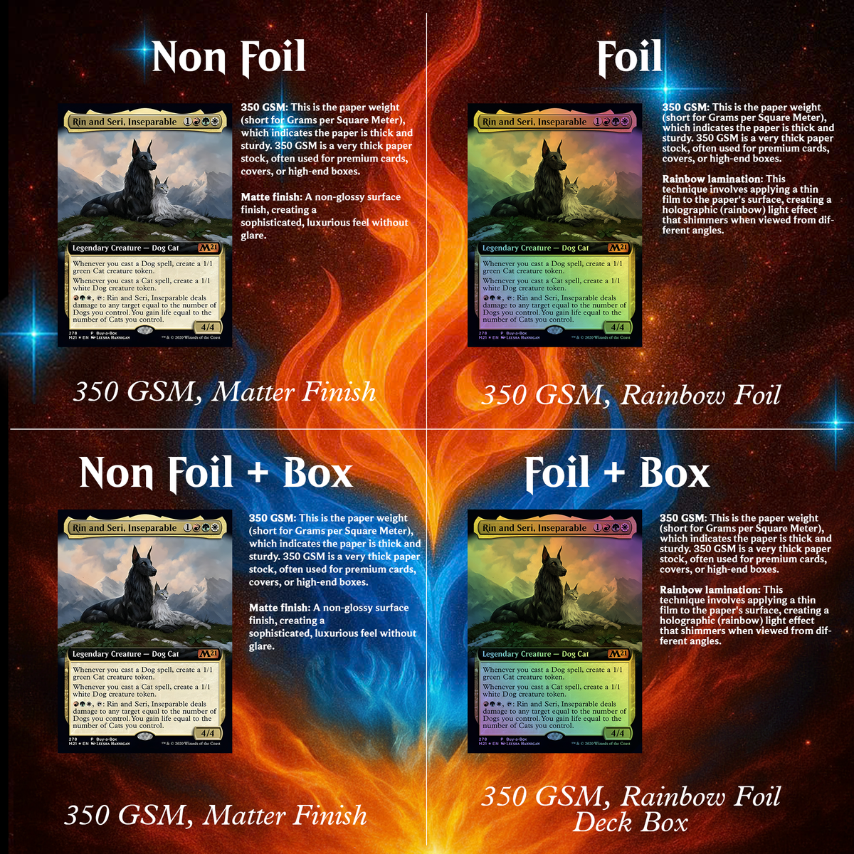 Dogs & Cats Commander Deck – 101+ Cards - ProxyTCG