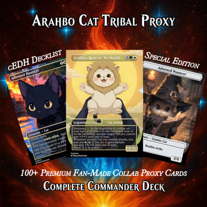 Arahbo Cat Tribal Commander Deck | 115+ Cards | ProxyTCG