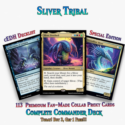 Sliver Tribal Commander Deck – 113+ Cards | ProxyTCG