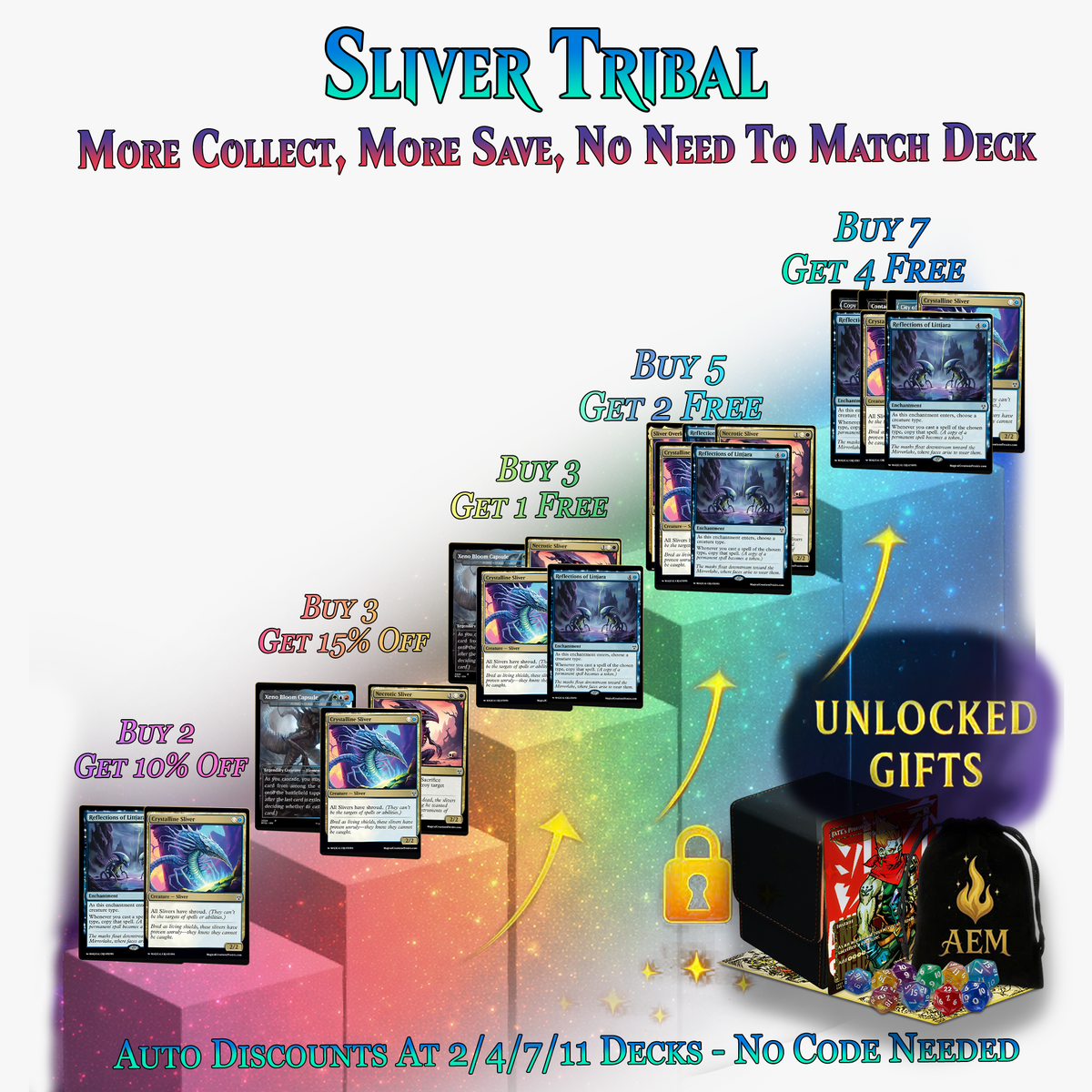 Sliver Tribal Commander Deck – 113+ Cards | ProxyTCG