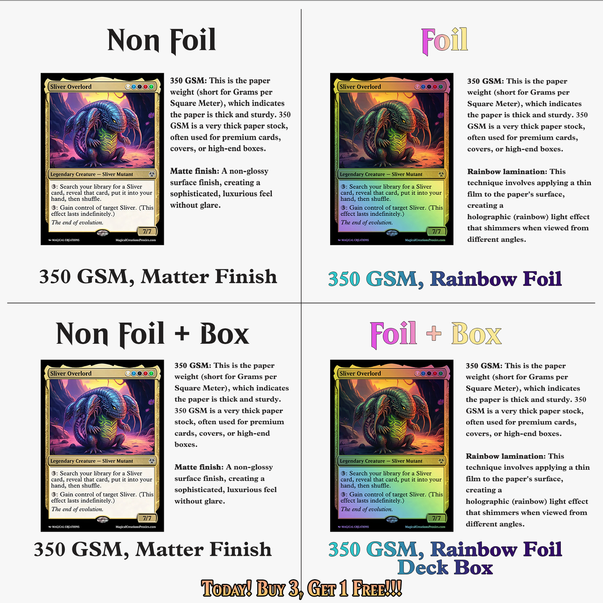 Sliver Tribal Commander Deck – 113+ Cards | ProxyTCG