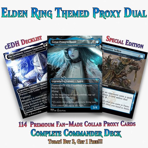 Elden Ring Themed Dual-Commander Deck - 114+ Cards | ProxyTCG