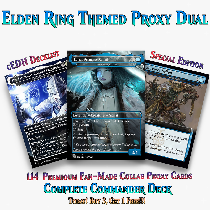 Elden Ring Themed Dual-Commander Deck - 114+ Cards | ProxyTCG