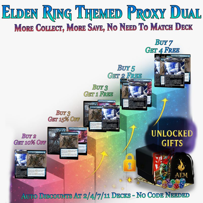 Elden Ring Themed Dual-Commander Deck - 114+ Cards | ProxyTCG
