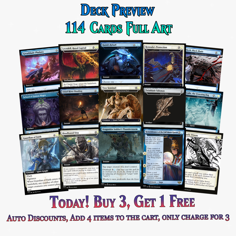 Elden Ring Themed Dual-Commander Deck - 114+ Cards | ProxyTCG