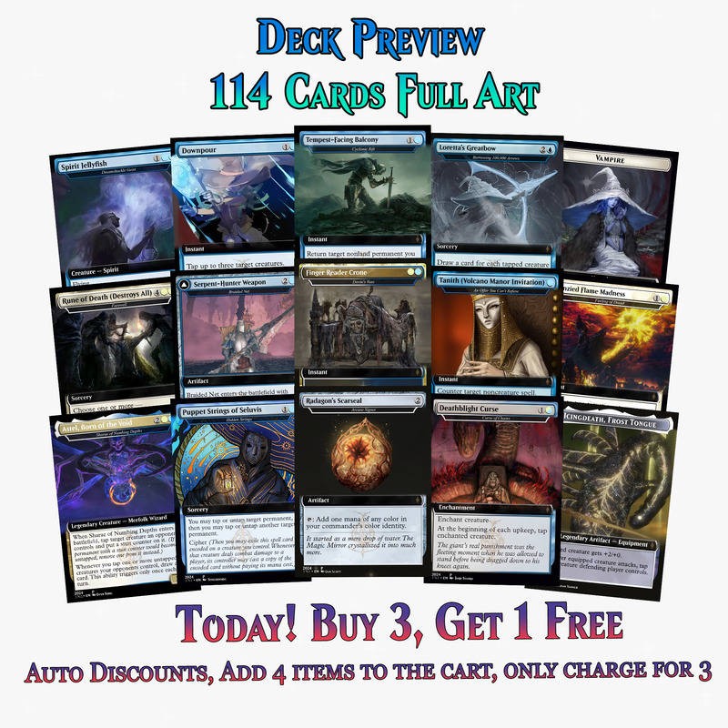 Elden Ring Themed Dual-Commander Deck - 114+ Cards | ProxyTCG
