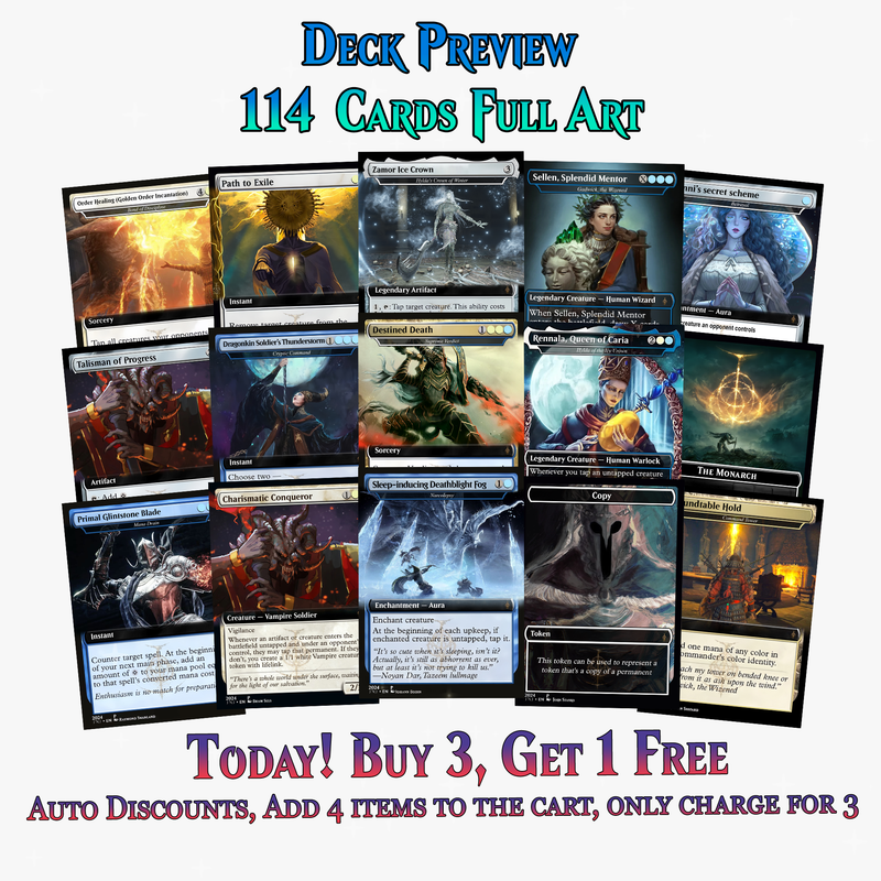 Elden Ring Themed Dual-Commander Deck - 114+ Cards | ProxyTCG
