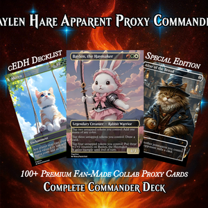 Baylen, Hare Apparent MTG Proxy Commander Deck – Premium Collector Set | 110 Cards | ProxyTCG