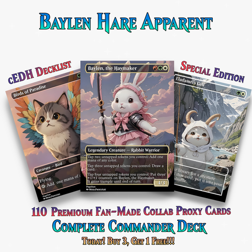 Baylen, Hare Apparent Commander Deck | 110+ Cards | ProxyTCG