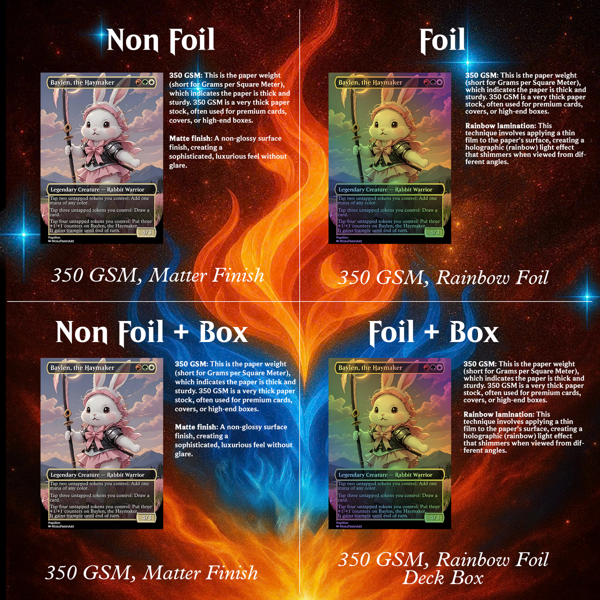 Baylen, Hare Apparent MTG Proxy Commander Deck – Premium Collector Set | 110 Cards | ProxyTCG