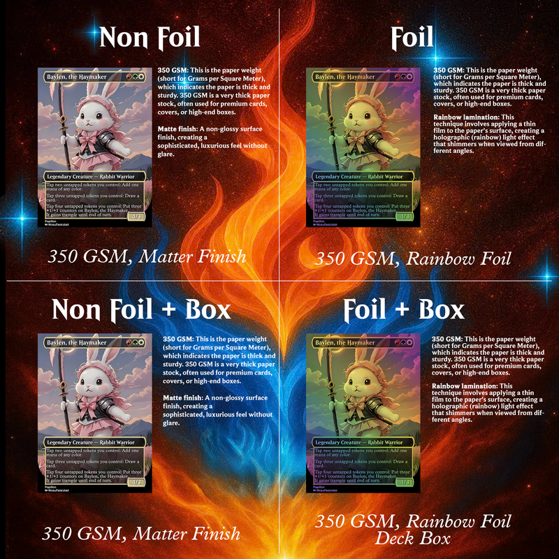 Baylen, Hare Apparent MTG Proxy Commander Deck – Premium Collector Set | 110 Cards | ProxyTCG