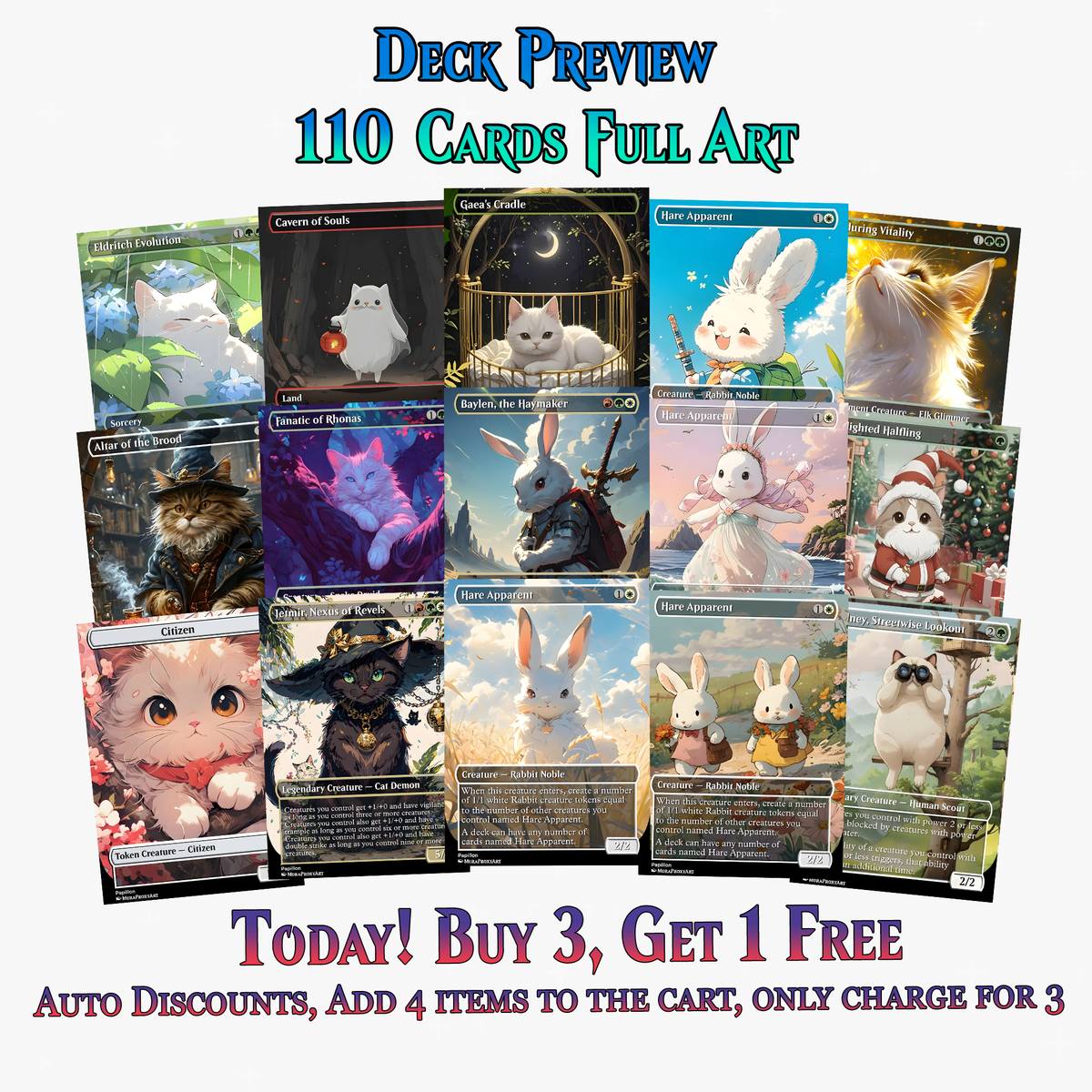 Baylen, Hare Apparent Commander Deck | 110+ Cards | ProxyTCG