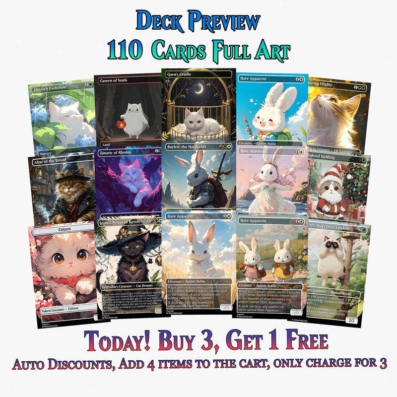 Baylen, Hare Apparent Commander Deck | 110+ Cards | ProxyTCG