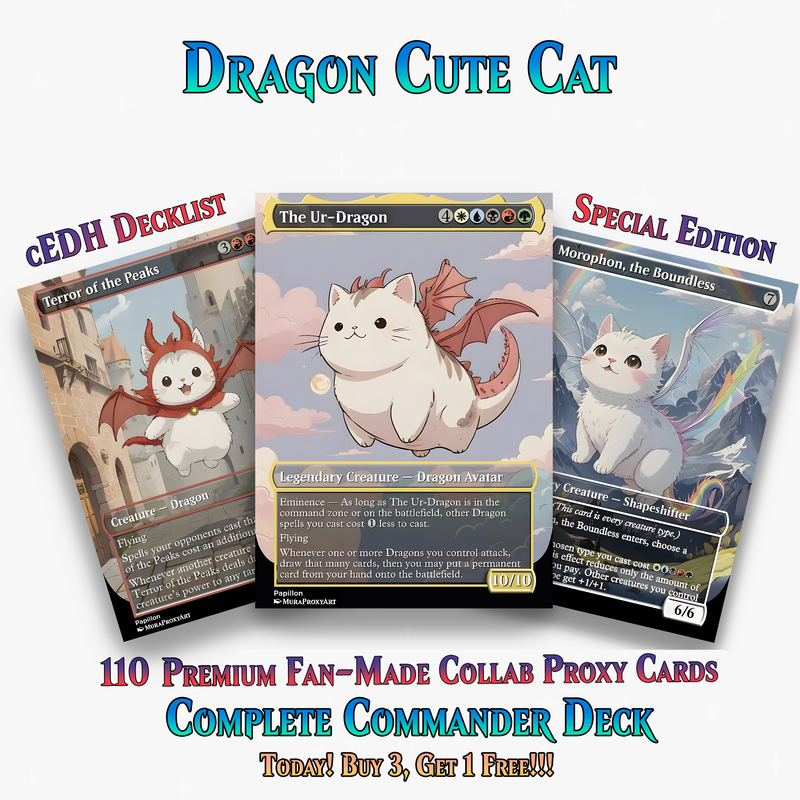 Ur-Dragon Cute Cat Commander Deck - 110+ Cards - ProxyTCG