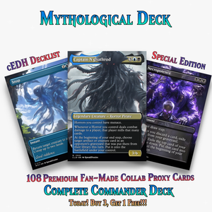 Mythological Creatures Commander Deck – 108+ Cards | ProxyTCG