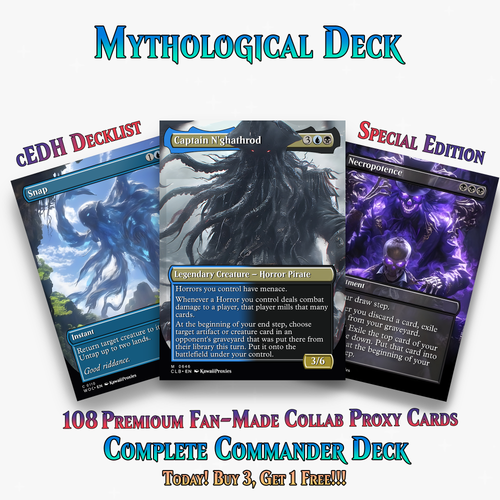 Mythological Creatures Commander Deck – 108+ Cards | ProxyTCG