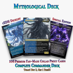Mythological Creatures Commander Deck – 108+ Cards | ProxyTCG