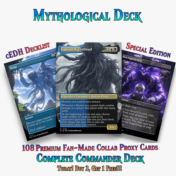 Mythological Creatures Commander Deck – 108+ Cards | ProxyTCG