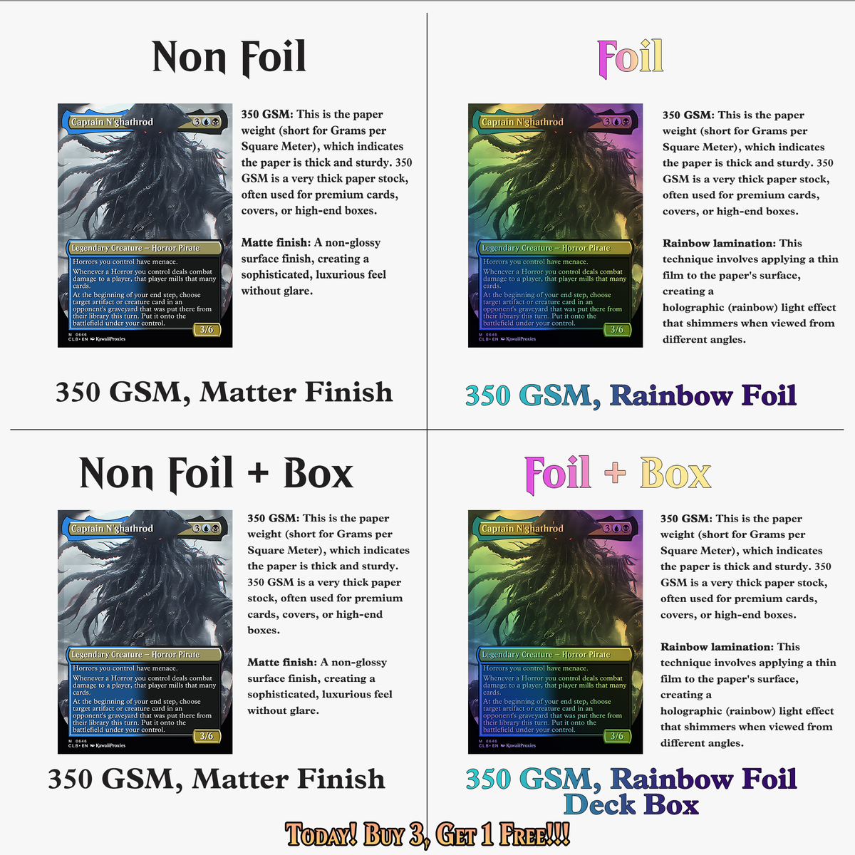 Mythological Creatures Commander Deck – 108+ Cards | ProxyTCG