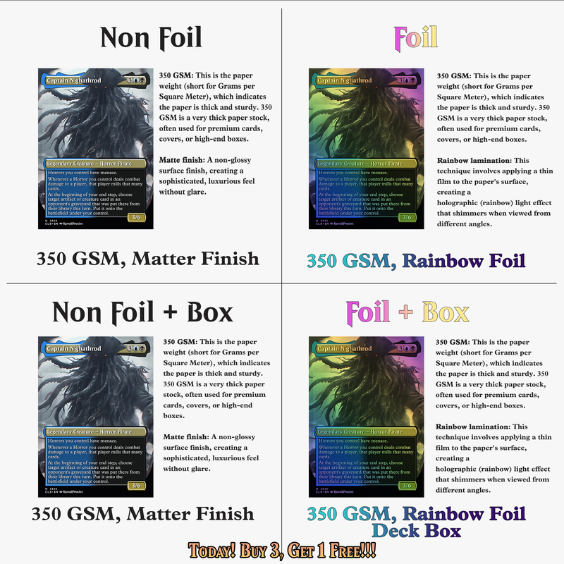 Mythological Creatures Commander Deck – 108+ Cards | ProxyTCG