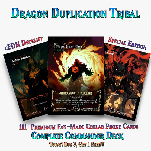 Dragon Duplication Tribal Commander Deck – 108+ Cards | ProxyTCG