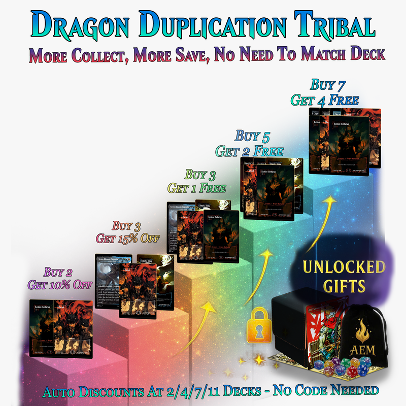 Dragon Duplication Tribal Commander Deck – 108+ Cards | ProxyTCG
