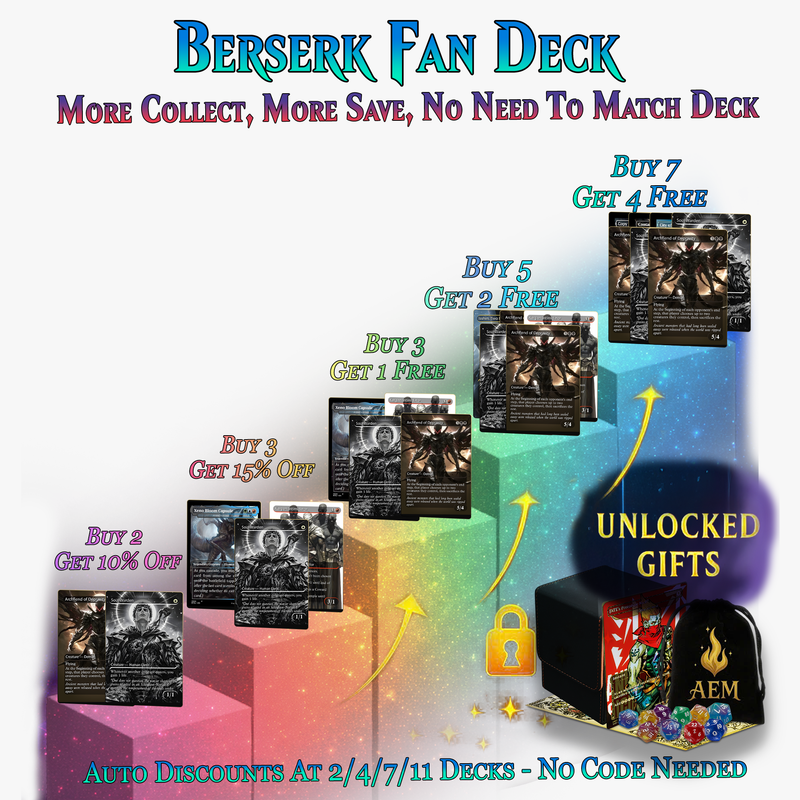 Berserk Anime Commander Deck –  109+ Cards - ProxyTCG