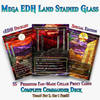 Stained Glass Mega EDH Land Pack | 55+ Cards | ProxyTCG