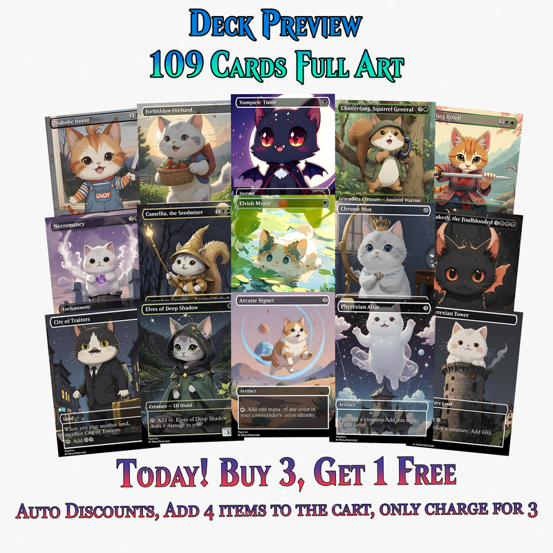 Ygra Food Cat Commander Deck – 109+ Cards | ProxyTCG