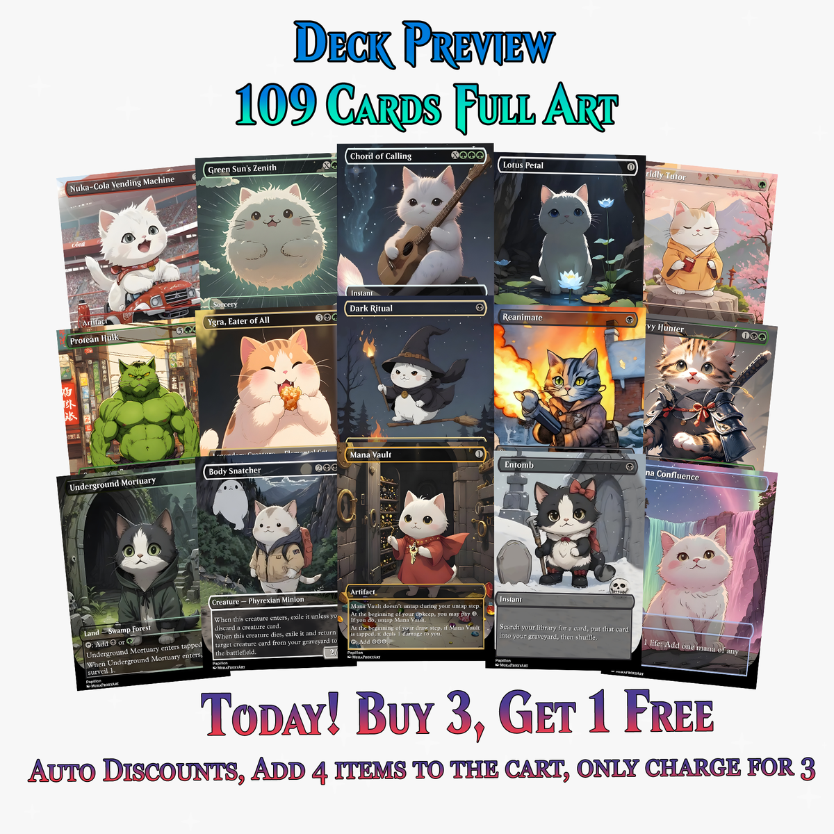 Ygra Food Cat Commander Deck – 109+ Cards | ProxyTCG